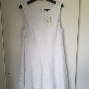 Burnout Floral Fit & Flar dress